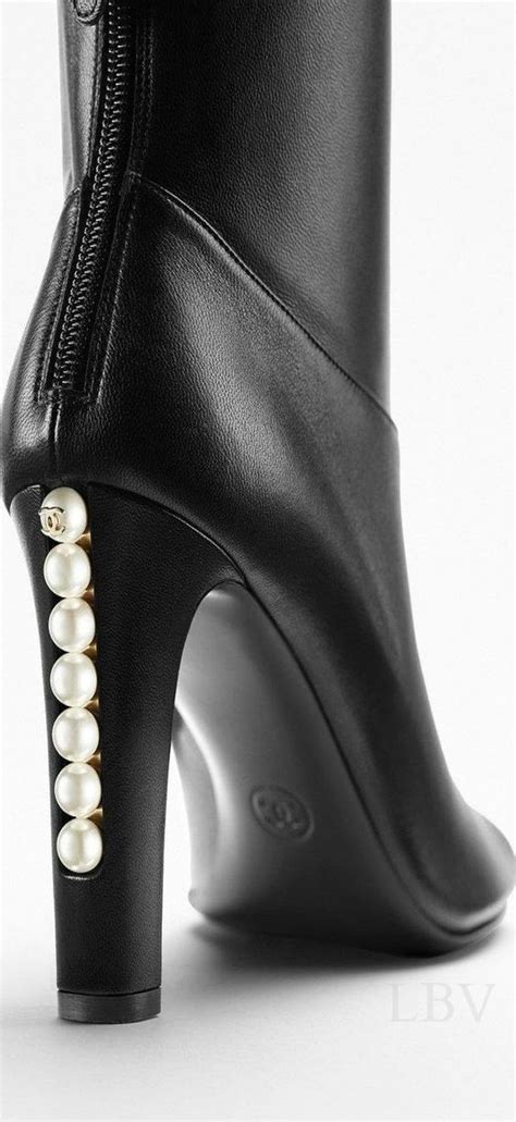 coco chanel pearl boots|Shoes — Fashion .